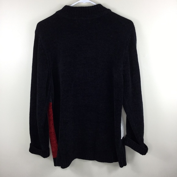 Alfred Dunner Color Block Sweater Long Sleeve S - Picture 2 of 5